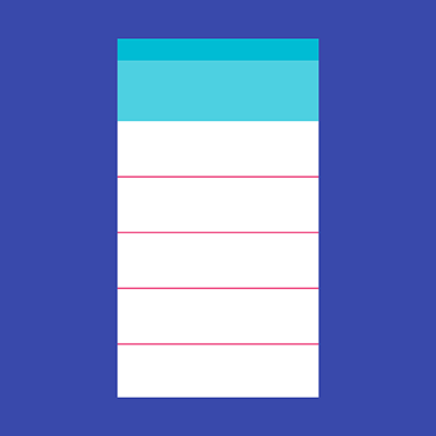 A divider is a thin, lightweight rule that groups content in lists and page layouts.
