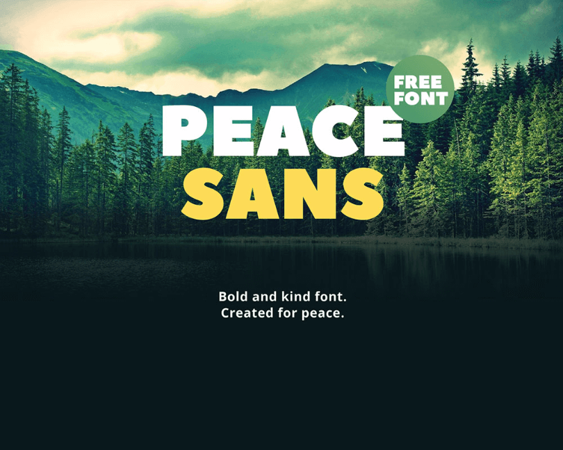 Peace Sans font
