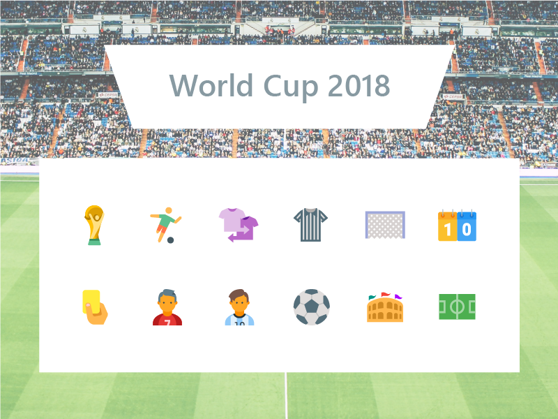 football world cup icons
