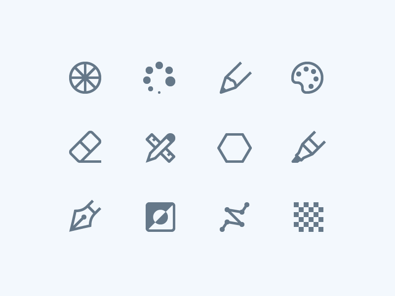 design and editing icons