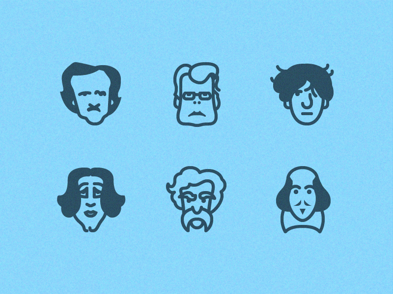 writers icons