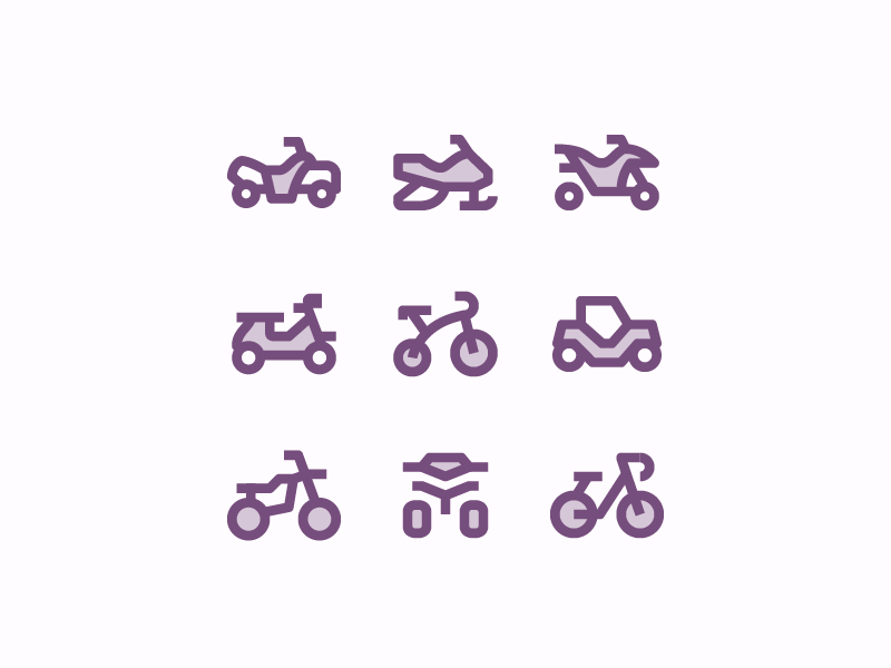 two tone material icons transport