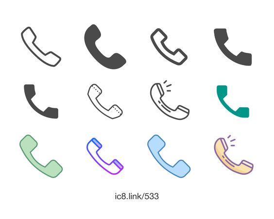 phone icon graphic design