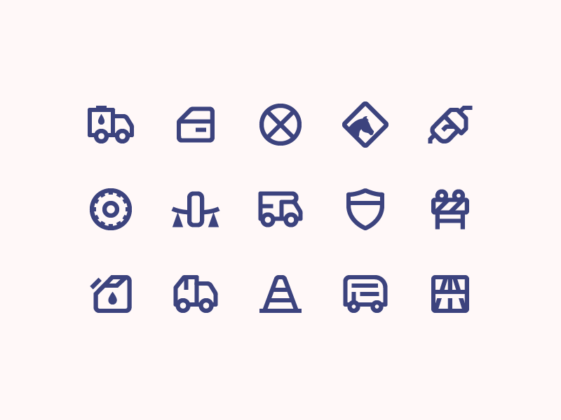 material outlined icons