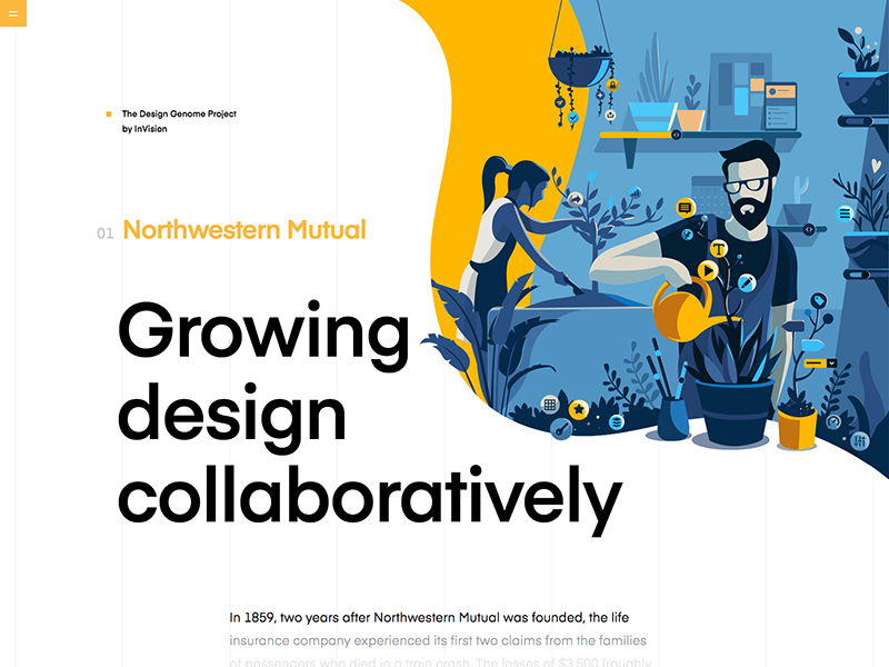 illustration in webdesign