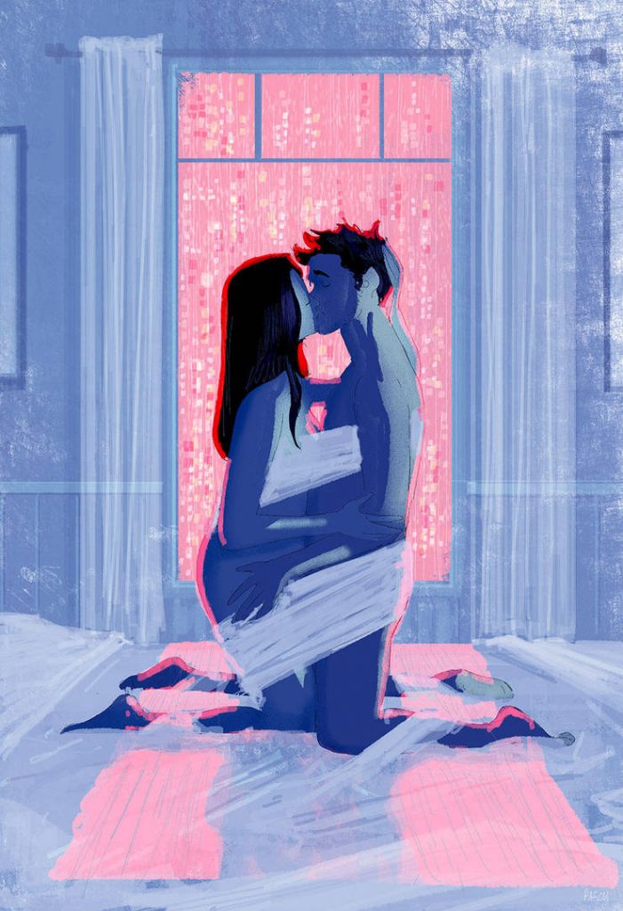 digital illustration about love