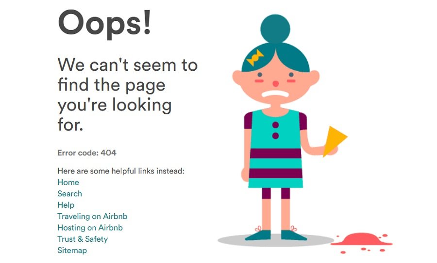 404 illustration web design