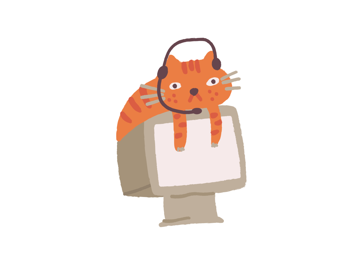 ginger cat illustration