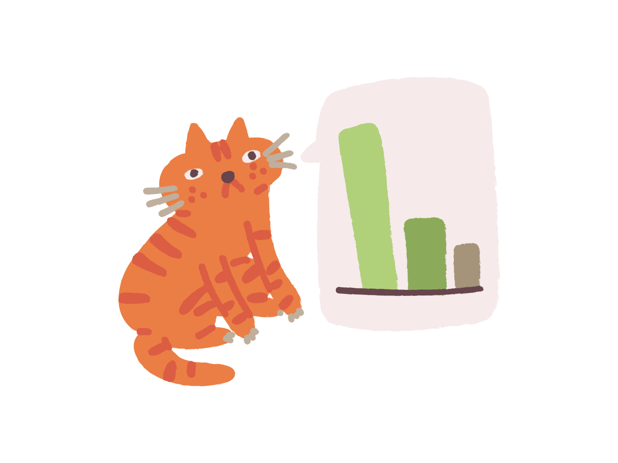 ginger cat vector illustration
