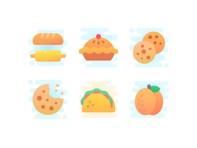 color meals icons