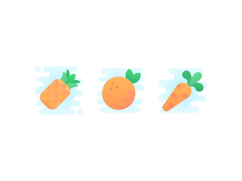 veggies icons