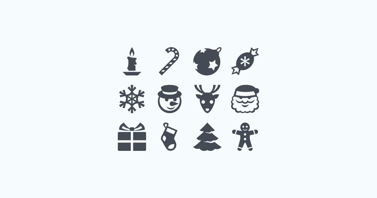 christmas clipart icons