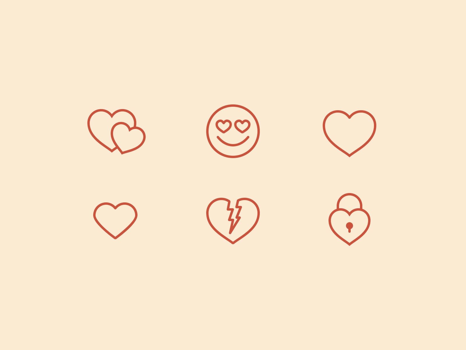 animated icons love heart