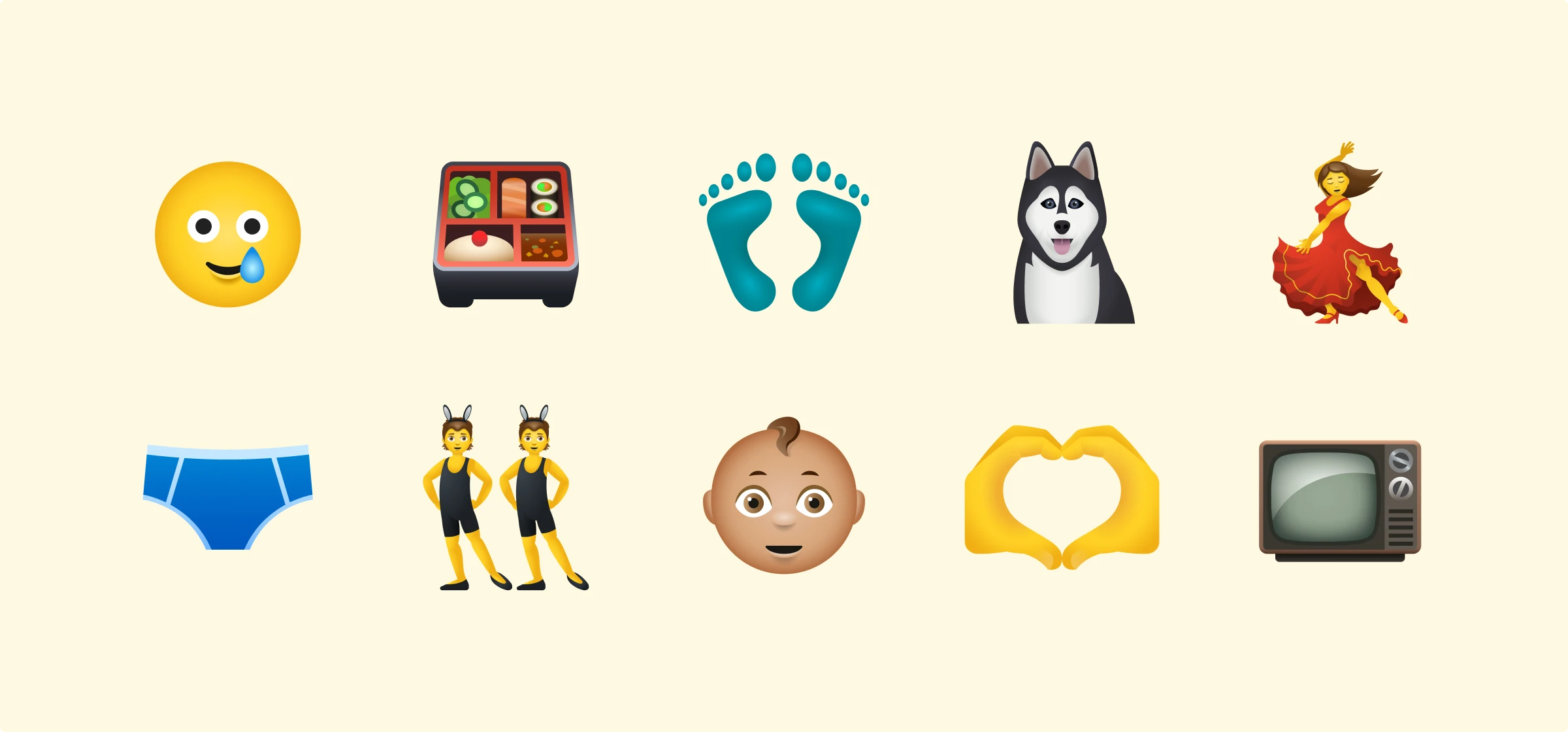 Various Emoji icons from Icons8 library