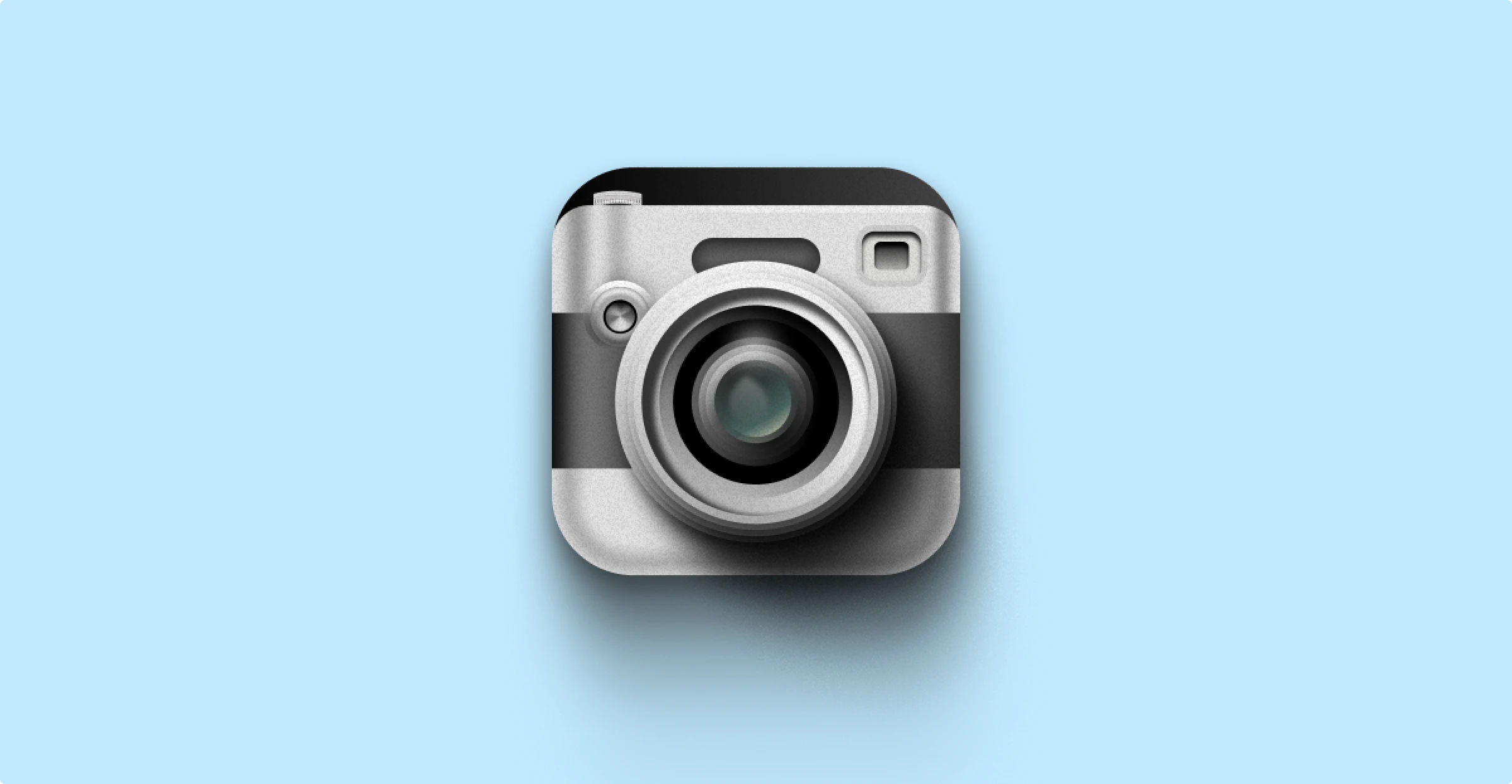 Skeuomorphism camera icon