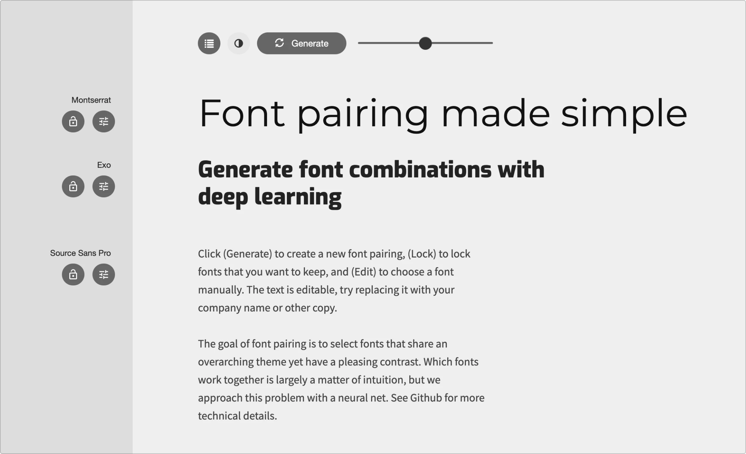 Fontjoy webpage preview