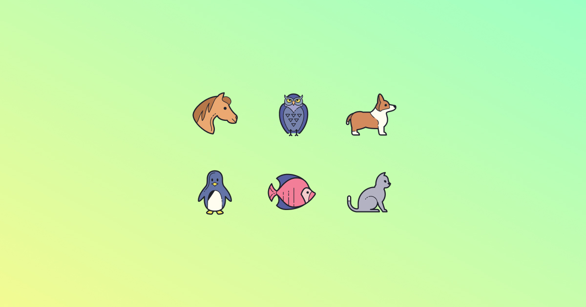 The Cat's Meow: Free Animal Clipart and Icons in 20 Design Styles