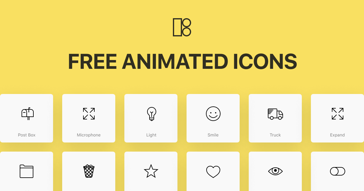 Free to use animated icons