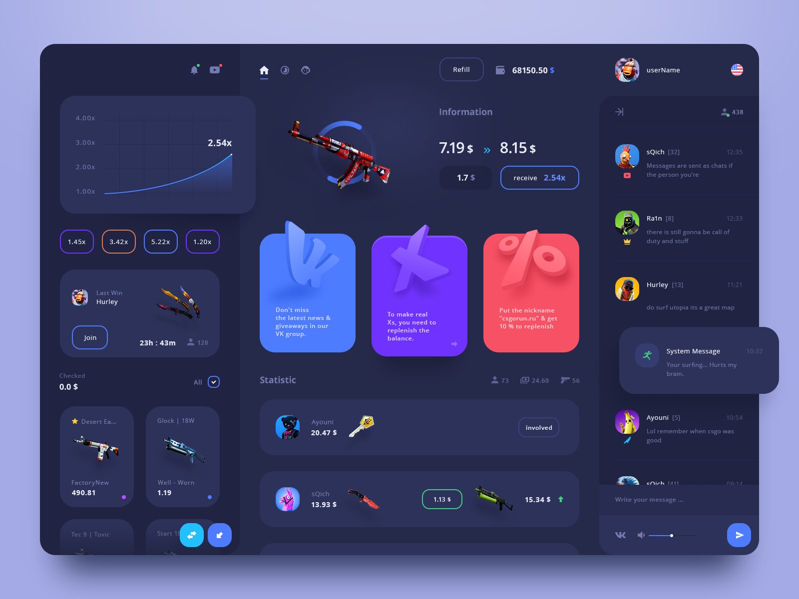 User Interface Design Examples