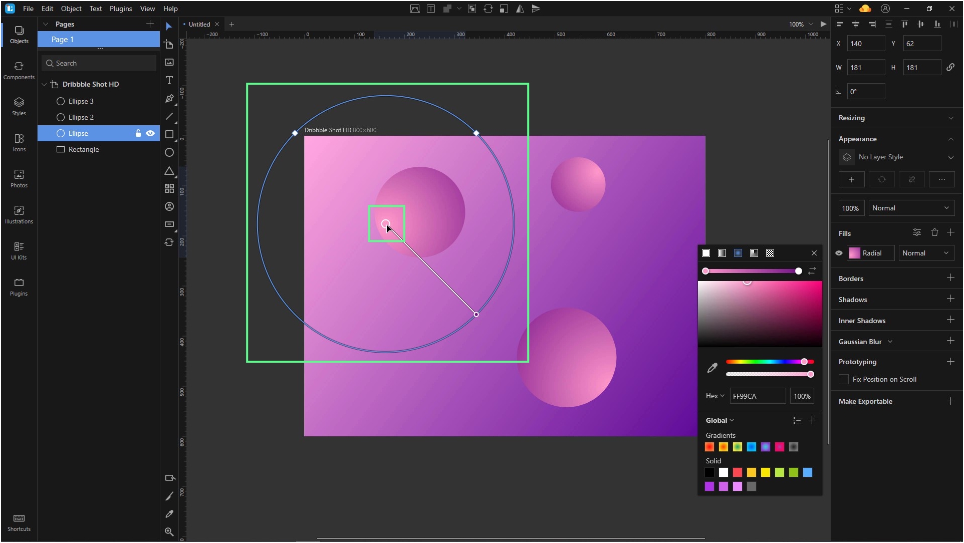 Lunacy tutorial: Glassmorphism in UI design |blog.icons8.com