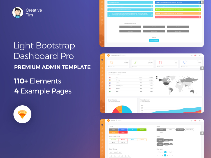 Light Bootstrap Dashboard PRO