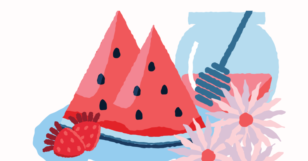 Sunkissed: a collection of refreshing summer illustrations: Summer desert free illustration in Cherry style