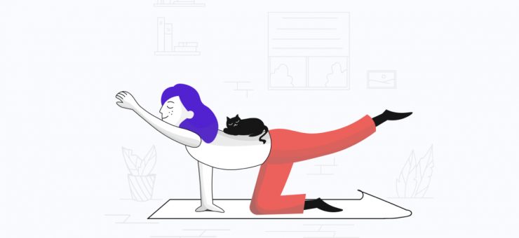Get calm: enjoy the graphic set for the Yoga And Meditation day