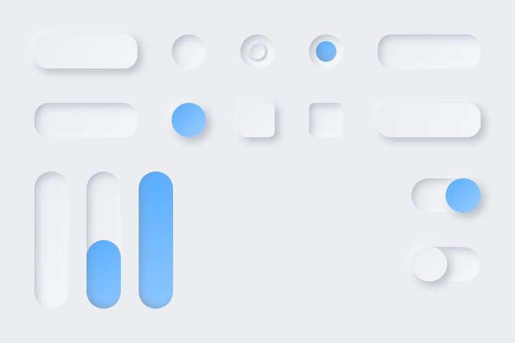 Lunacy tutorial: Neumorphism in UI design: Creating a slider-2