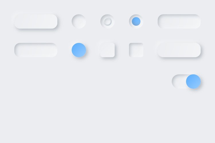 Lunacy tutorial: Neumorphism in UI design: Creating toggles