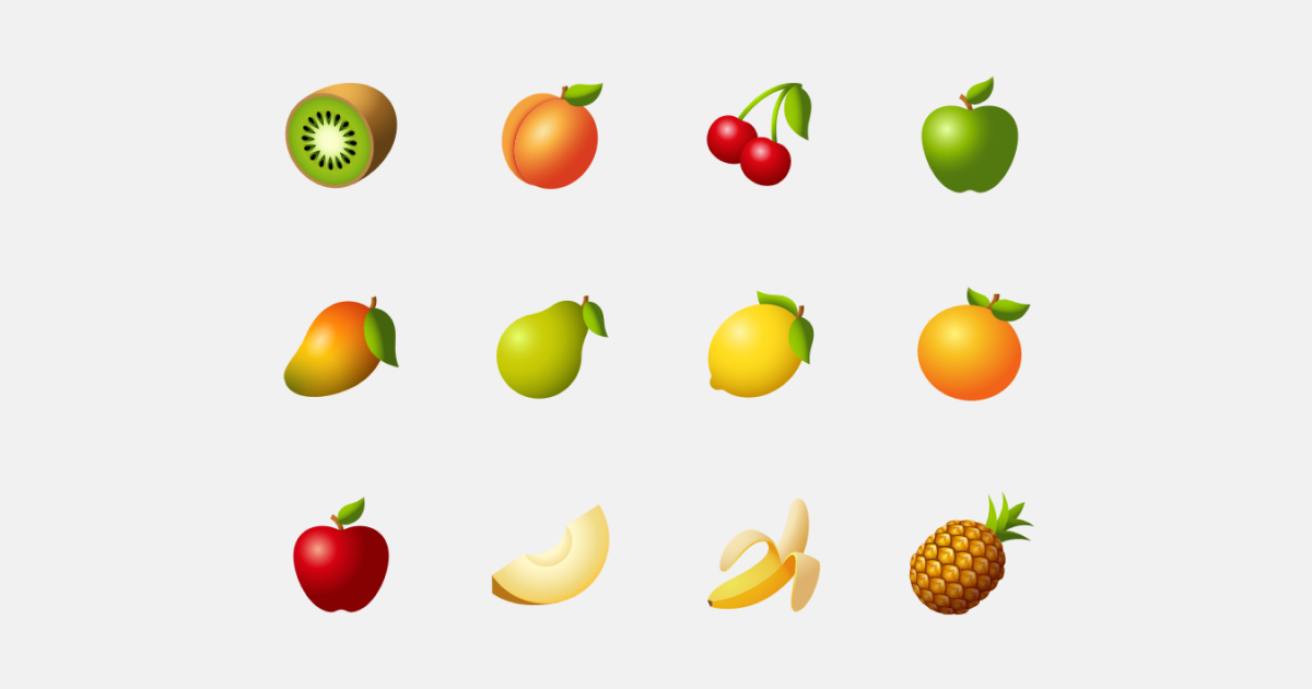 Sharing emotions: World Emoji Day graphic collection: Emoji set on light grey background