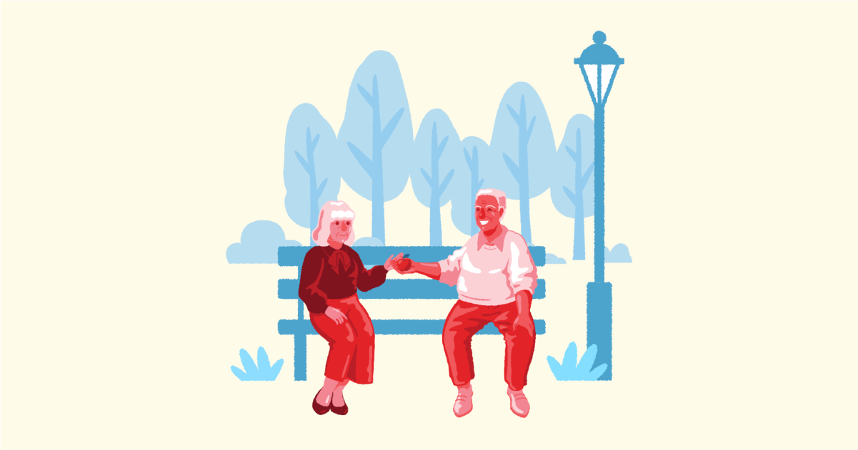 Happily Ever After: a collection of illustrations, icons and photos for Parents’ Day: Grandparents in Cherry style