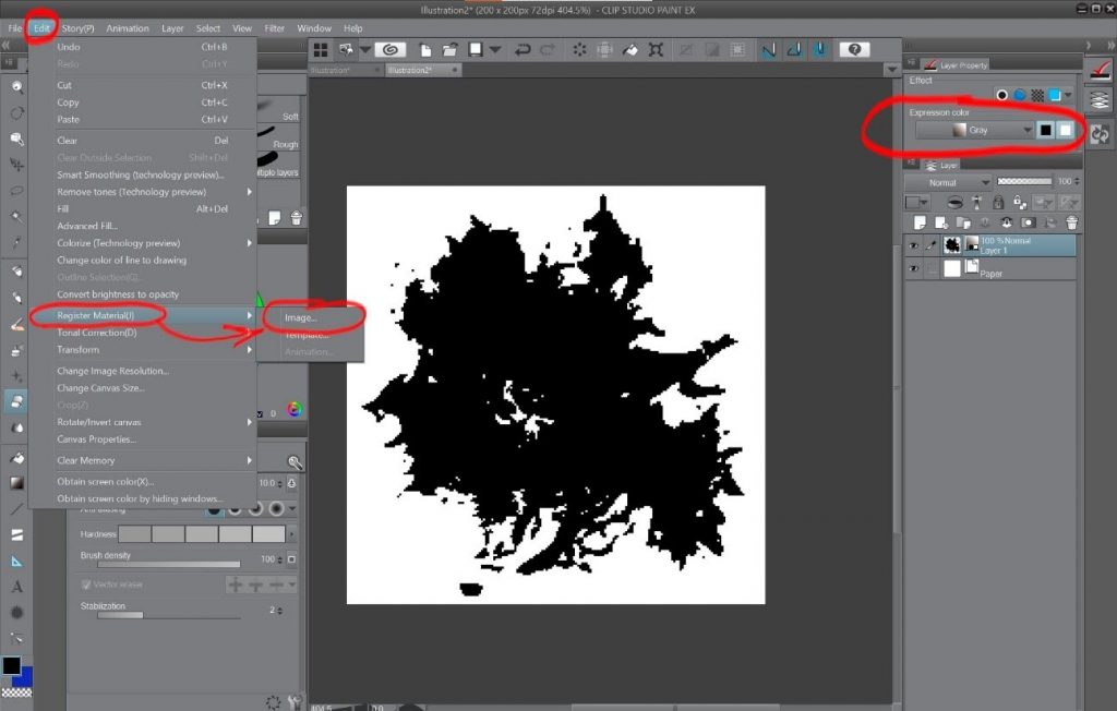 How to create a beautiful Pixel Art environment in Clip Studio Paint: Custom organic textured brush