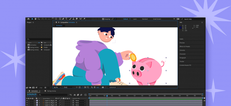 How to make an animated illustration in After Effects
