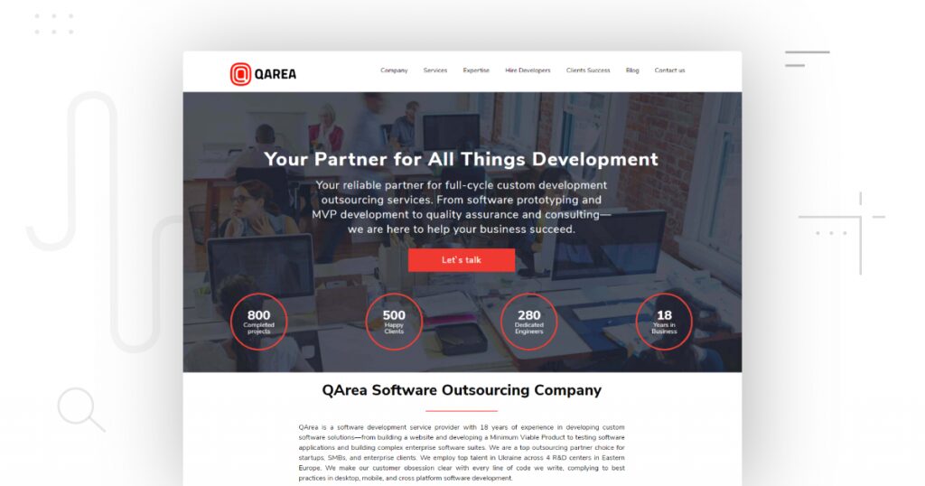 QArea old design