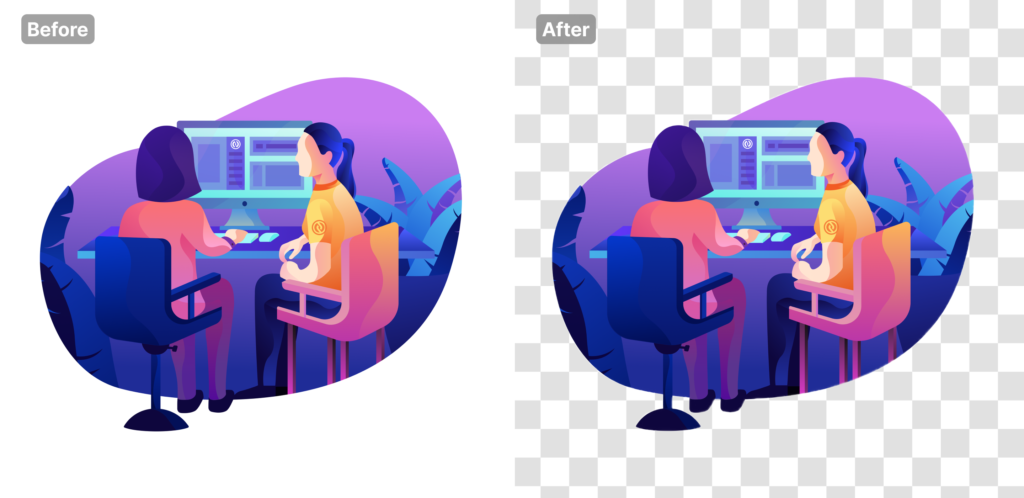 remove background from illustration