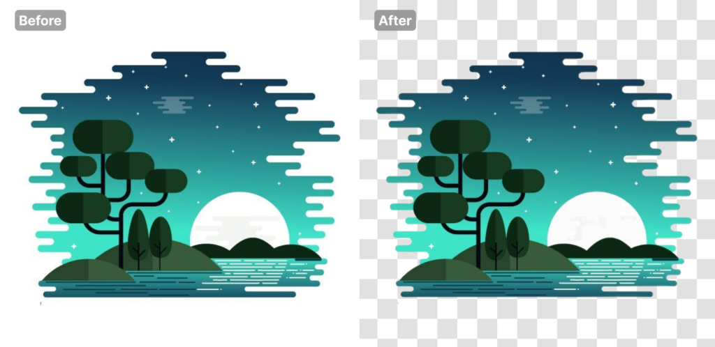 remove background from illustration