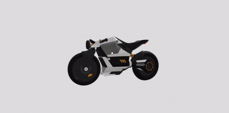 Example of Behance case 3d model