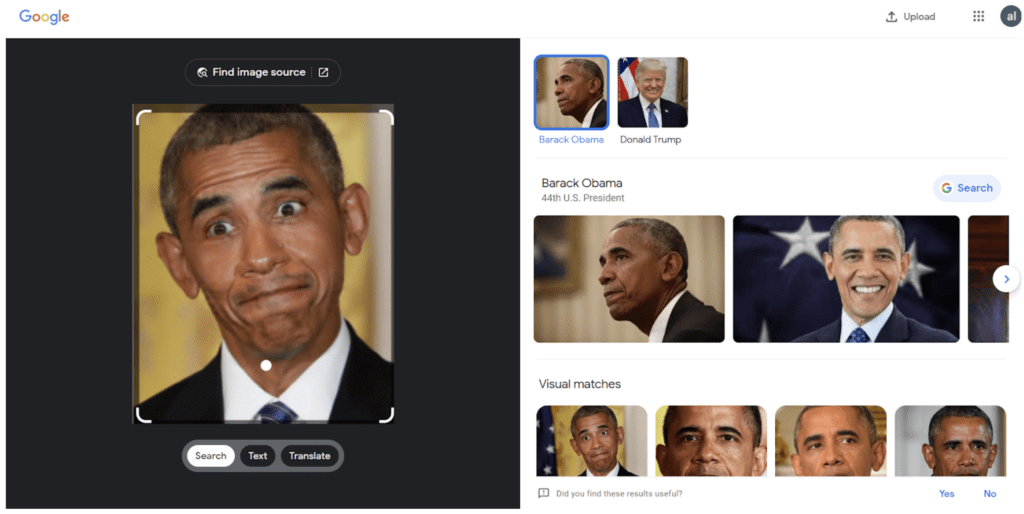 Barak Obama_Google Image Search