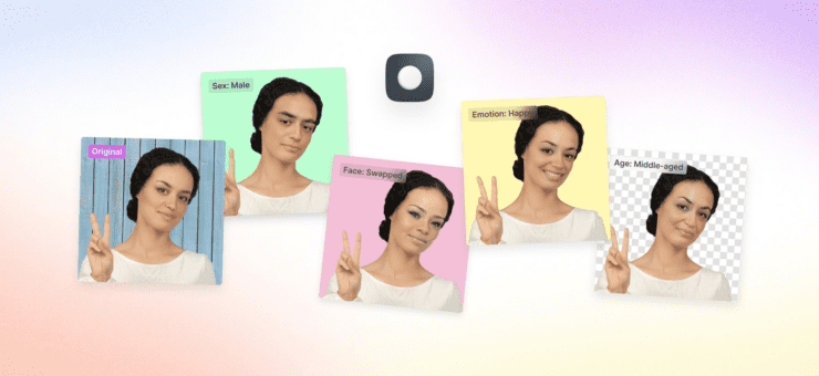AI adjusts faces, age, emotions, and gender in stock photos