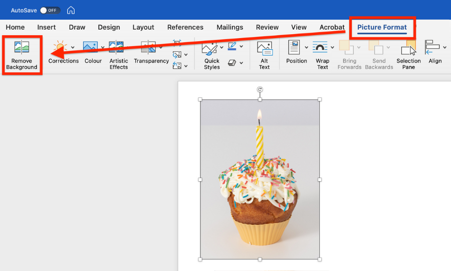 How to Remove Background from Picture in Word