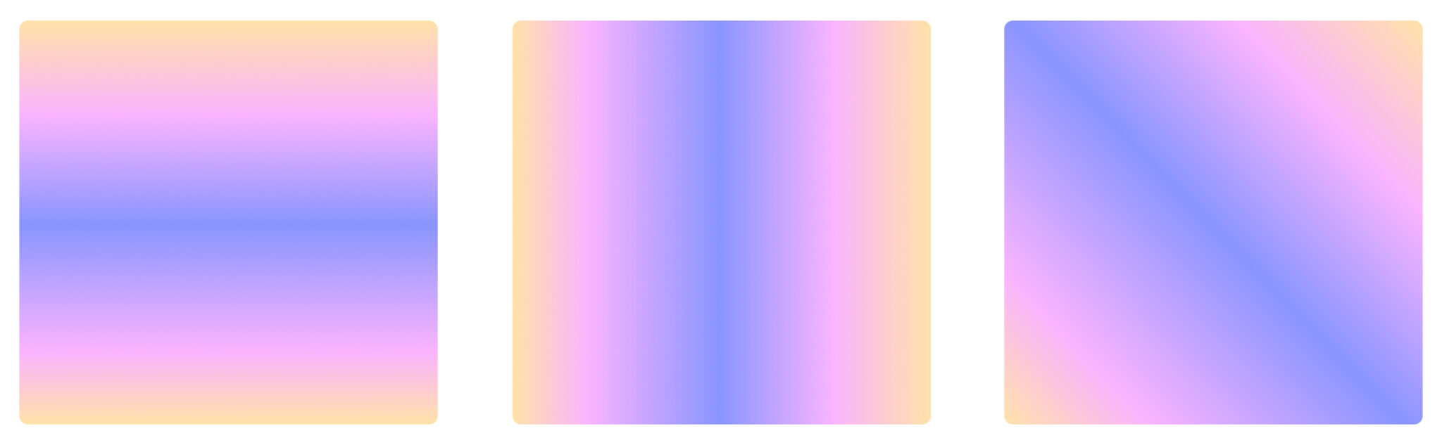 Types of gradients and how to use them