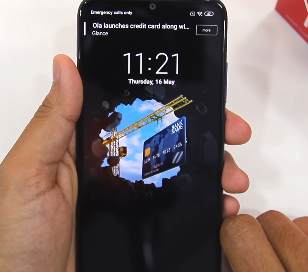 Ads on the Xiaomi lock screen