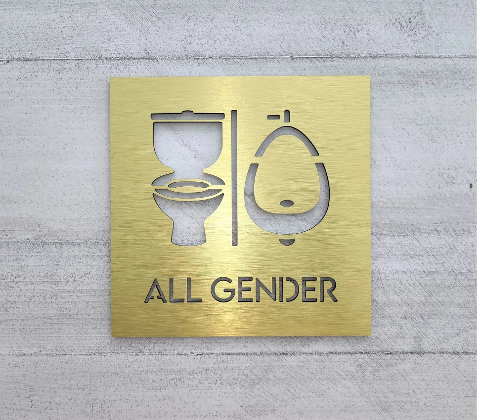 all gender toilet pictogram