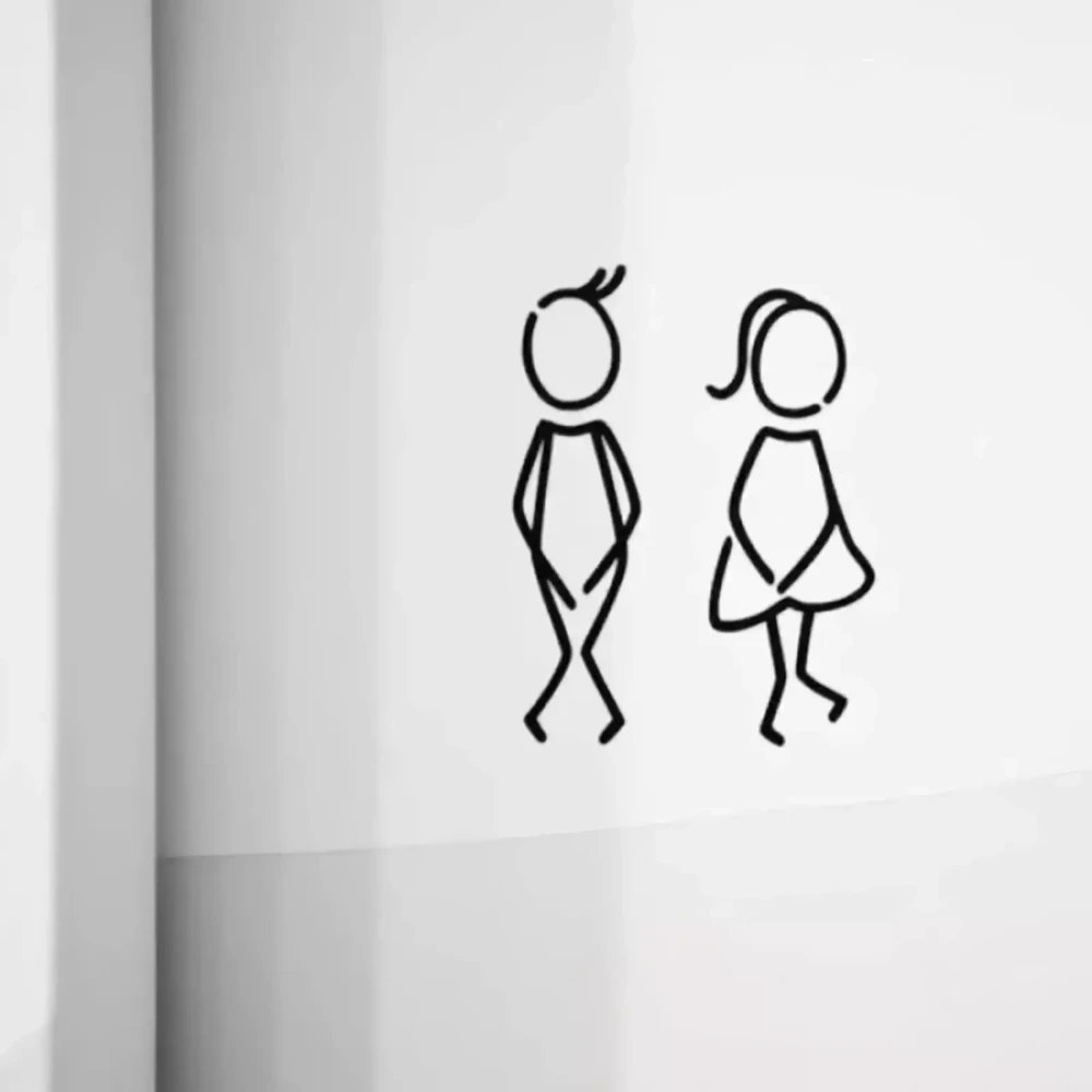 hand drawn toilet icon