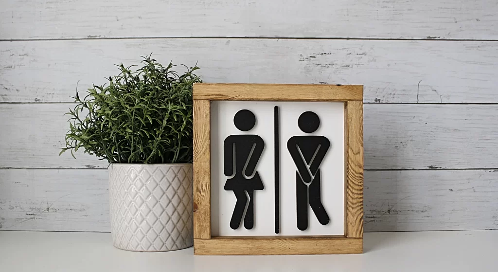 restroom sign