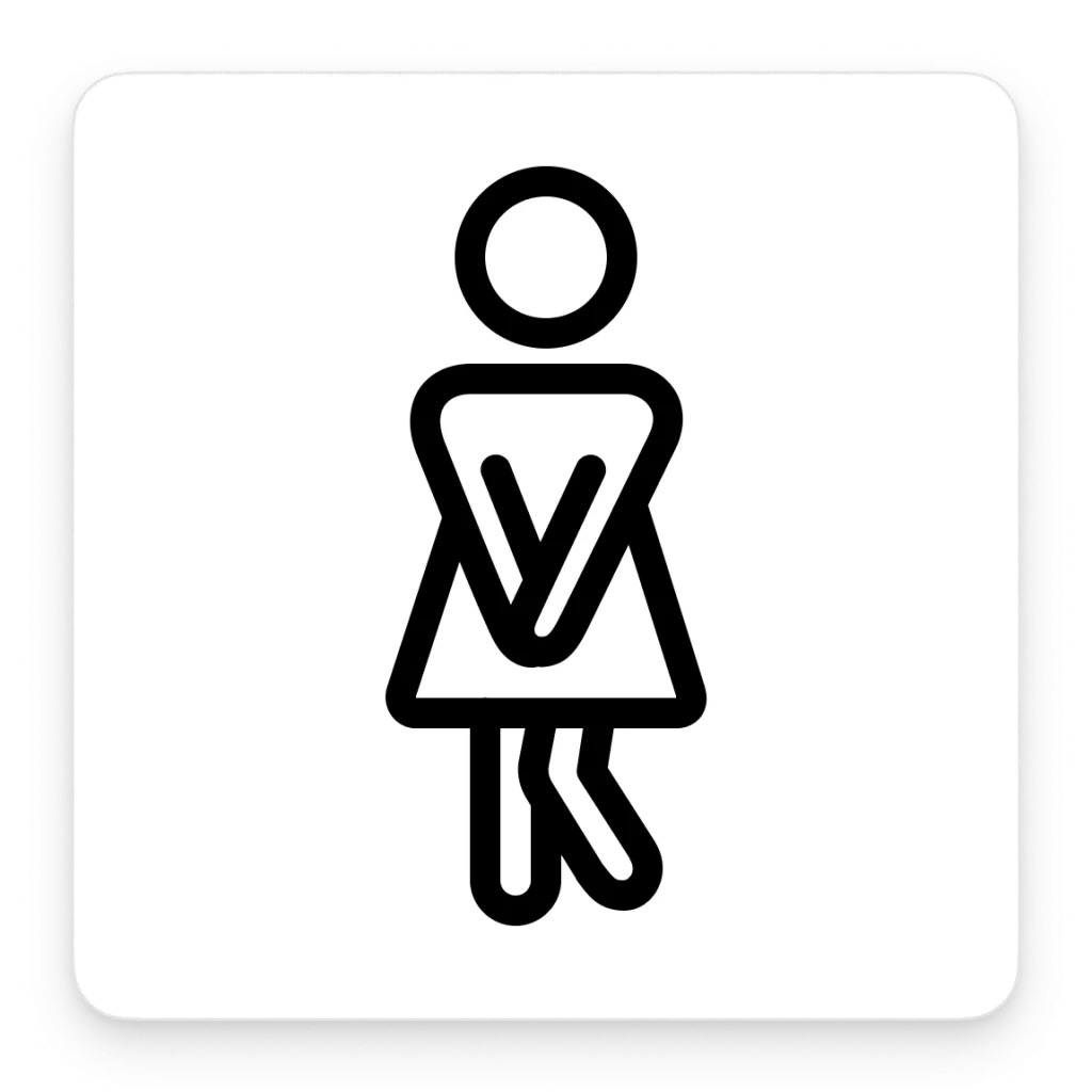 women's toilet icon
