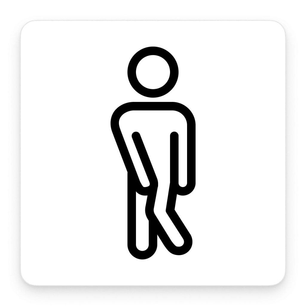 men's toilet icon