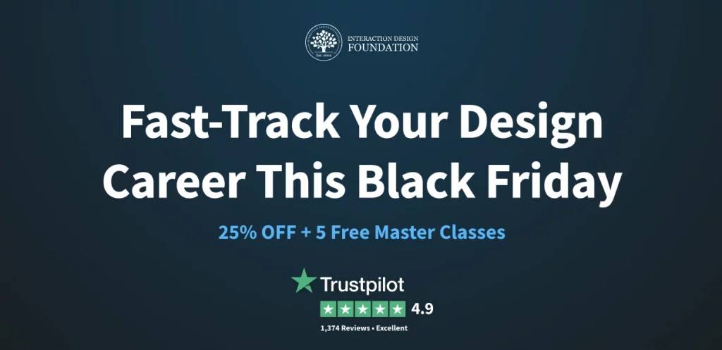 interaction design foundation black friday offer 2024