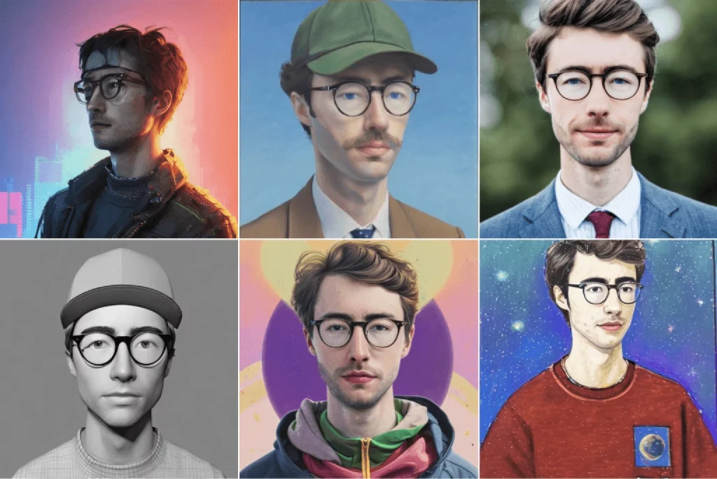 ai generated portraits of a man