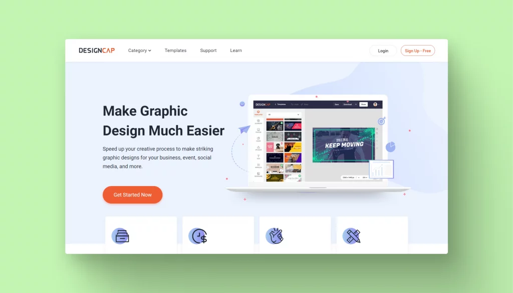 designcap main page